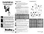 Bradley S19-200B Installation Instructions предпросмотр