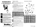 Preview for 3 page of Bradley S19-200B Installation Instructions