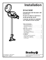 Preview for 1 page of Bradley S19-210DC Installation Manual