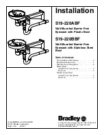 Предварительный просмотр 1 страницы Bradley S19-220ABF Installation Manual