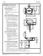 Предварительный просмотр 3 страницы Bradley S19-220DCPT Installation