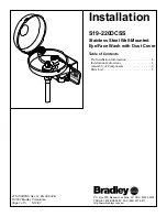 Bradley S19-220DCSS Installation предпросмотр