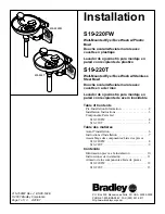 Предварительный просмотр 1 страницы Bradley S19-220FW Installation Manual