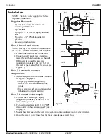 Предварительный просмотр 3 страницы Bradley S19-220SC Installation