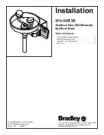 Bradley S19-220TSS Installation preview