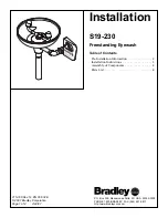 Предварительный просмотр 1 страницы Bradley S19-230 Installation