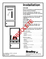 Предварительный просмотр 1 страницы Bradley S19-292 Installation Manual