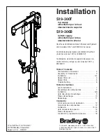 Bradley S19-300B Installation Manual предпросмотр