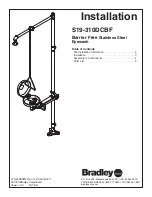 Предварительный просмотр 1 страницы Bradley S19-310DCBF Installation Instructions