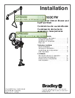 Bradley S19-310DCFW Installation Manual preview