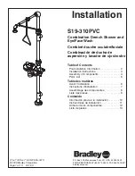 Preview for 1 page of Bradley S19-310PVC Installation Instructions Manual