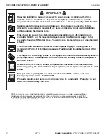 Предварительный просмотр 2 страницы Bradley S19-315BF Installation Manual