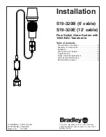 Preview for 1 page of Bradley S19-320B Installation Manual