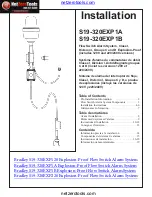 Preview for 1 page of Bradley S19-320EXP120 Installation Manual