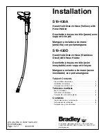 Bradley S19-430A Installation Manual предпросмотр