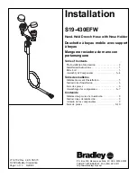 Предварительный просмотр 1 страницы Bradley S19-430EFW Installation Manual