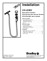 Bradley S19-430EH Installation Manual preview