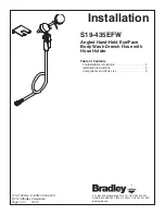 Bradley S19-435EFW Installation предпросмотр