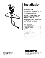 Bradley S19-460EFW Installation Manual предпросмотр