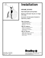 Bradley S19-600 Installation Manual предпросмотр