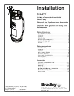 Предварительный просмотр 1 страницы Bradley S19-670 Installation Manual