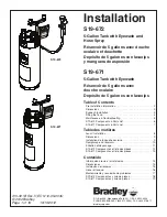 Bradley S19-671 Installation Manual предпросмотр