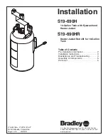 Предварительный просмотр 1 страницы Bradley S19-690H Installation