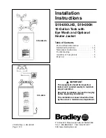 Bradley S19-690LHS Installation Instructions Manual предпросмотр