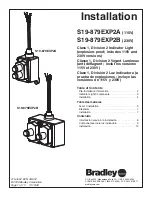 Preview for 1 page of Bradley S19-879EXP2A Installation Manual