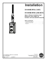 Bradley S19-889EXP2A Installation предпросмотр