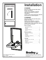 Bradley S19294HB Installation Manual предпросмотр