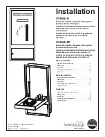 Предварительный просмотр 1 страницы Bradley S19294JB Installation Manual