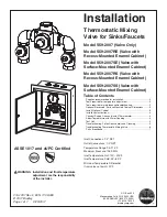 Bradley S59-2007 Installation Manual preview