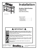 Предварительный просмотр 1 страницы Bradley S96-050 Installation Manual