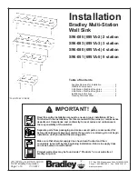 Bradley S96-085 Installation Manual предпросмотр