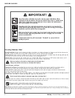 Предварительный просмотр 2 страницы Bradley Sentry SN2004/IR Installation Manual