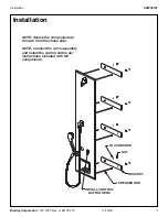 Preview for 3 page of Bradley SXWS9151 Installation