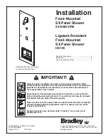 Bradley SXWS9557FM Installation preview