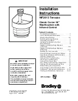 Preview for 27 page of Bradley Terrazzo WF2613 Installation Instructions Manual