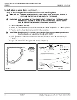 Preview for 34 page of Bradley Terrazzo WF2613 Installation Instructions Manual