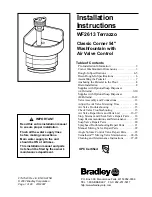 Preview for 83 page of Bradley Terrazzo WF2613 Installation Instructions Manual