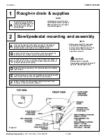 Preview for 7 page of Bradley Terreon Extra Height WF3203 Installation Instructions Manual