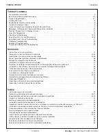 Preview for 2 page of Bradley Terreon Extra Height WF3203 Installation Manual