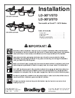 Bradley TERREON LD-3071/STD Installation Manual предпросмотр