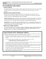 Preview for 2 page of Bradley Terreon Multi-Fount Series Installation Instructions Manual