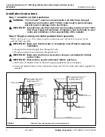 Preview for 4 page of Bradley Terreon Multi-Fount Series Installation Instructions Manual