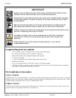 Предварительный просмотр 3 страницы Bradley Terreon TDB3104 Installation Manual