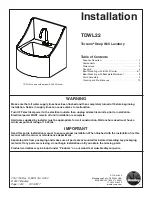 Bradley Terreon TDWL22 Installation Manual preview