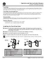 Предварительный просмотр 2 страницы Bradley TouchTime Operation And Service Manual