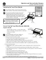 Предварительный просмотр 4 страницы Bradley TouchTime Operation And Service Manual